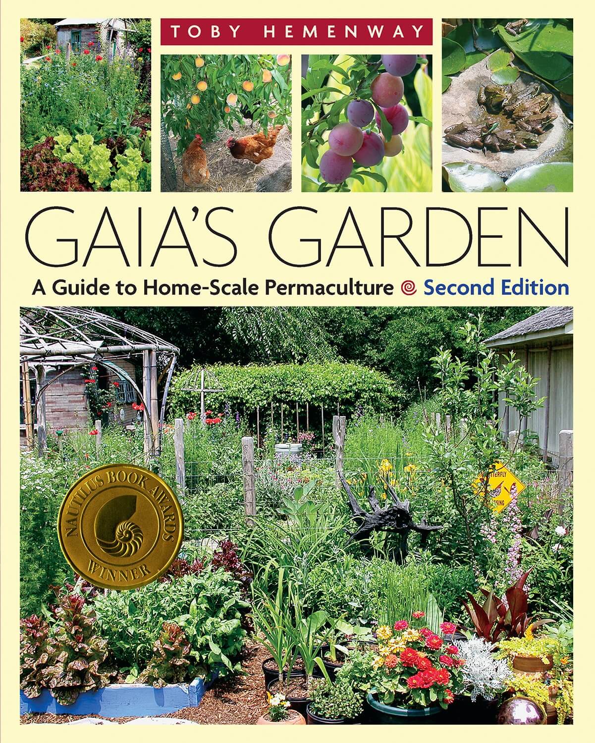 The bookcover of Gaia's Garden by Toby Hemenway.
